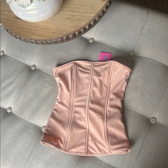 Edikted Tops - NWT Edikted Overbust Straight Neckline Corset 3006